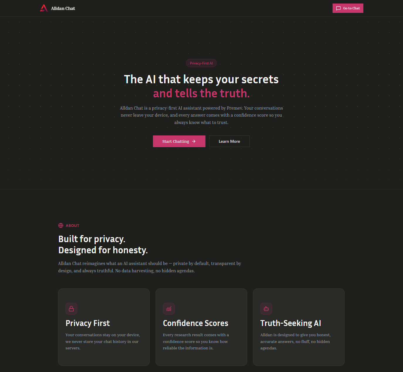 Alldan Chat preview
